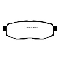 EBC Yellowstuff Bremsbeläge Hinterachse passend...