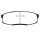 EBC Yellowstuff Bremsbeläge Hinterachse passend für Toyota Land Cruiser 200 4.5 D-40 V8 (VDJ200)