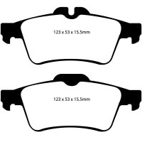 EBC Yellowstuff Bremsbeläge Hinterachse passend...