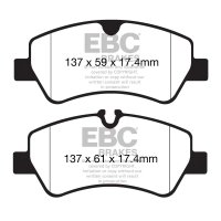 EBC Yellowstuff Bremsbeläge Hinterachse passend...