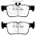 EBC Yellowstuff Bremsbeläge Hinterachse passend für Ford Mondeo V Turnier CF 1.0 EcoBoost