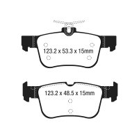 EBC Yellowstuff Bremsbeläge Hinterachse passend...