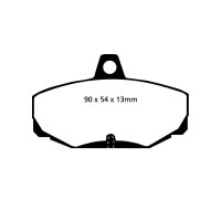 EBC Yellowstuff Bremsbeläge Hinterachse passend...