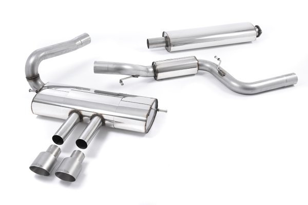 Milltek Sport Auspuffanlage passend für Ford Focus Mk3 ST 2.0l EcoBoost - titan-gebürstete Endrohre