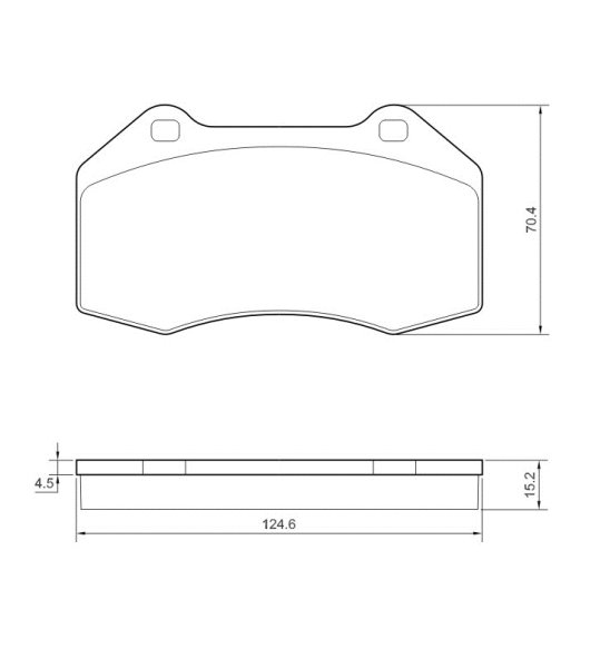 Tarox Bremsbeläge Vorderachse 114 Corsa passend für Abarth 124 Spider, 595, 695, Grande Punto & Alfa Romeo 4C, MiTo & Alpine A110, Fiat Grande Punto, Fiat Punto, Opel Corsa D/E, Renault Clio C, Renault Megane II, Vauxhall Corsa Mk3/4