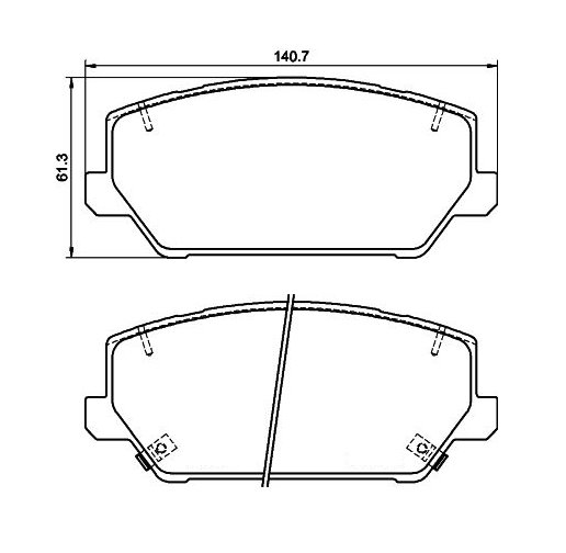 Tarox Bremsbeläge Vorderachse 114 Corsa passend für Hyundai i30 (PD) & Hyundai Veloster (JS)
