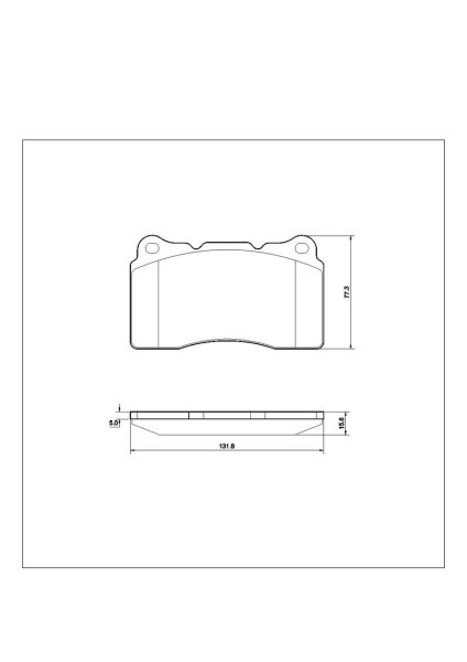 Tarox Bremsbeläge Vorderachse 114 Corsa passend für Alfa Romeo, Honda, Maserati, Mitsubishi, Opel, Renault, Subaru, Tesla, Vauxhall & Volvo