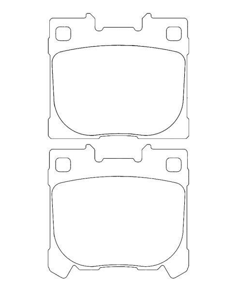 Tarox Bremsbeläge Hinterachse 114 Corsa passend für Toyota GR Corolla, Toyota GR Yaris & Toyota Yaris Mk4