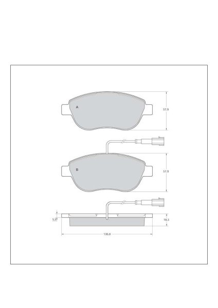 Tarox Bremsbeläge Vorderachse 114 Corsa passend für Abarth, Citroen, Fiat, Lancia & Opel