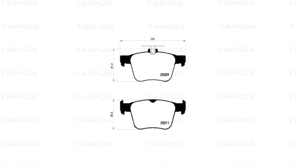Tarox Bremsbeläge Hinterachse 114 Corsa passend für Audi, Cupra, Seat, Skoda & VW