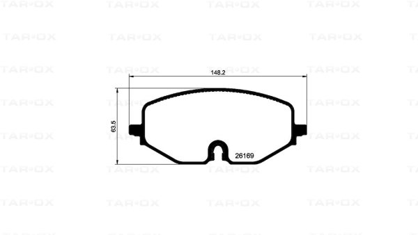 Tarox Bremsbeläge Vorderachse 114 Corsa passend für VW Golf Mk8 (CD1)