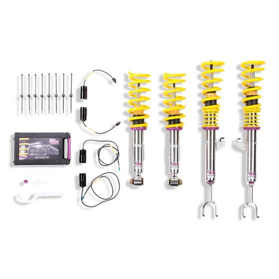 KW Gewindefahrwerk V3 inox (inkl. Stilllegung f. elektr. Dämpfer) 3522000V