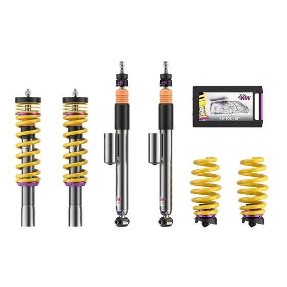 KW Gewindefahrwerk V3 inox (inkl. Stilllegung f. elektr. Dämpfer) 352100BV
