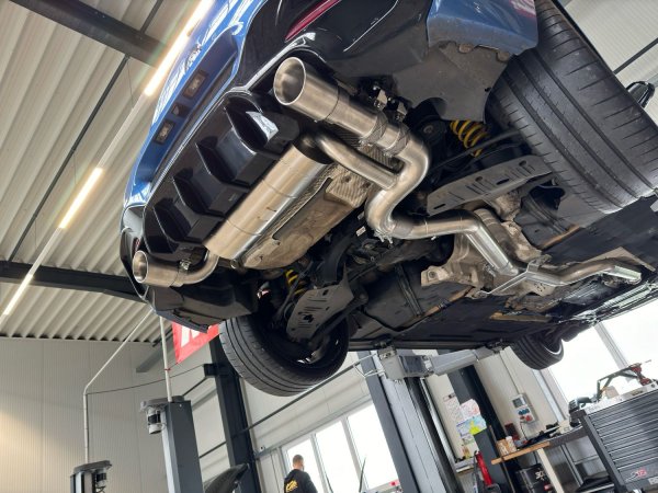 L-Performance Xtreme 3.5 Klappenabgasanlage passend für BMW M140i F20/F21 - 114mm scharfkantige polierte Endrohre