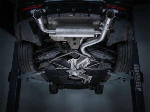 Grail Klappenabgasanlage passend für BMW 440i F3x (OPF) mit ECE R-59 Klappensteuerung - Edelstahl Endrohre