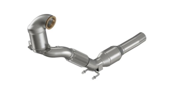 HJS Downpipe passend für Skoda Octavia III RS & VW Golf VII GTI 2.0 Euro 6c